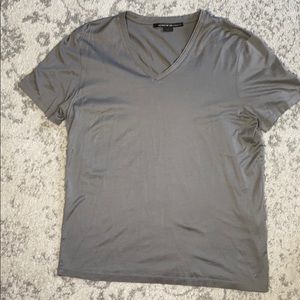 PORSCHE design V-neck  gray men's Size L